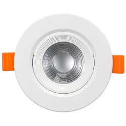 7W LED downlight - Hull: Ø7,6 cm, Mål: Ø9 cm, innebygd driver, 230V