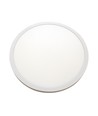 Outlet: Ø60 LED rundt panel, 40W - Høyde: 4cm, hvit kant, inkl. lyskilde