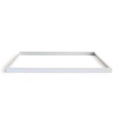 Ramme til 120x60 LED panel - Samlesett, skrue, hvit kant