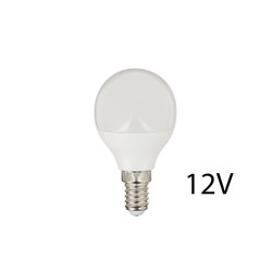 E14 LED 4W LED pære - P45, E14, 12V DC