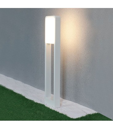 Restsalg: V-Tac 10W LED hage lampe - Hvit, 80 cm, IP65, 230V