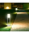 Outlet: V-Tac 10W LED hage lampe - Hvit, 80 cm, IP65, 230V