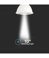 GU10 6W LED-spot - Samsung LED-chip, 10° ekstra fokusert