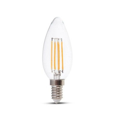 E14 6W LED kertepære - Filament