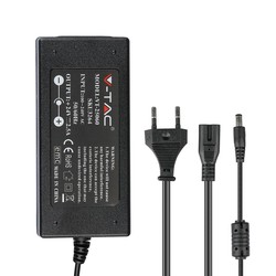24V RGB V-Tac 60W strømforsyning til LED strips - 24V DC, 2,5A, IP44 baderom