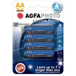 Batterier AA 4-pak AgfaPhoto batteri - Alkaline, 1,5V