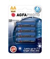 AA 4-pak AgfaPhoto batteri - Alkaline, 1,5V