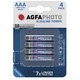 AAA 4-pak AgfaPhoto batteri - Alkaline, 1,5V