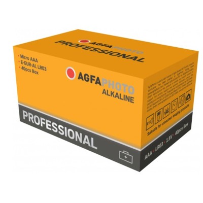 Bilde av Aaa 40-pak Agfaphoto Professional Batteri - Alkaline, 1,5v