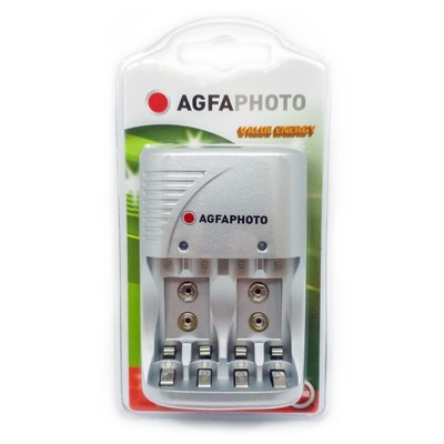 Bilde av 1 Stk Agfaphoto Opplader - Til Oppladbartt Batteri