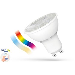 WiFi 5W Smart Home LED pære - Tuya/Smart Life, Google Home, Amazon Alexa kompatibel, GU10