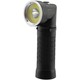 LED lommelykte 90° roterbar - 5W, magnet i bunden, 3xAAA, svart