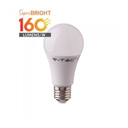 E27 vanlig LED V-Tac 6,5W LED pære - A60, E27