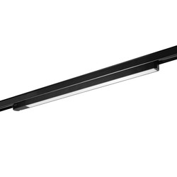 3-Faset LED lysskinne 20W - Til 3-faset skinner, RA90, 60 cm, svart