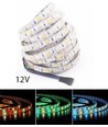 5m 12W/m RGB+WW LED-strip - 12V, IP65, 60 LED pr. meter