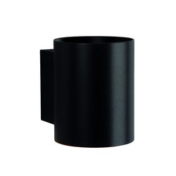 LED svart rund vegglamper - Med G9 fatning, IP20 innendørs, 230V, uten lyskilde