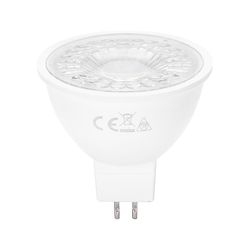  Outlet: LED spot GU5.3, MR16 LED - 6W erstatter 30W, 3000K varmt hvitt lys