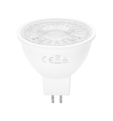 Outlet: LED spot GU5.3, MR16 LED - 6W erstatter 30W, 3000K varmt hvitt lys