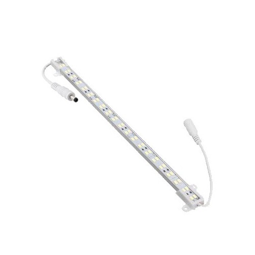 1 meter vanntett akvarie aluprofil - 24V, 16W LED, 10000K, IP65, med plugg