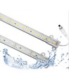 0,5 meter 10W Vanntett akvarie-aluprofil - 24V DC, 10000K, IP65, med støpsel