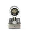GU10 Vegglampe m. sensor - IP44 utendørs, rustfri, uten lyskilde