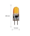 LEDlife KAPPA3 LED pære - 1,6W, dimbar, 12V-24V DC, GY6.35