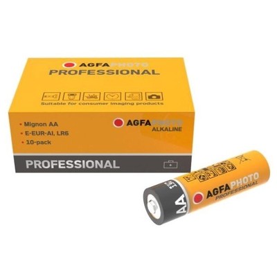 Bilde av Aa 10-pak Agfaphoto Professional Batteri - Alkaline, 1,5v