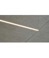 Trebetong/gips Skinne 60 cm for LED strips - Innfelt, kan forlenges