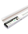 Trebetong/gips LED lysskinne 60 cm, CCT - 19W, Akustilight, innfelt, 24V