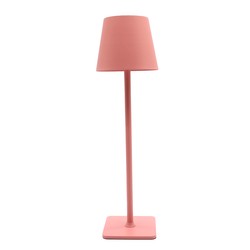 Bordlampe Oppladbar LED bordlampe Innendørs/utendørs - Pink, berøringsdimbar, CCT, IP54 utendørs