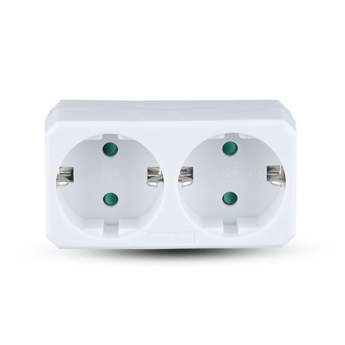 Outlet: V-Tac strømstripe - Dobbel plug