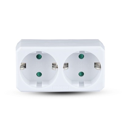 Outlet: V-Tac strømstripe - Dobbel plug