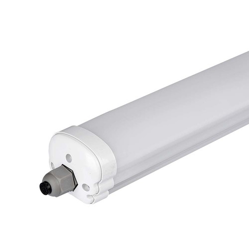 V-Tac vanntett 36W komplett LED armatur - 120 cm, 120lm/W, Samsung LED chip, gjennomgangskobling, IP65, 230V