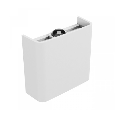 2W Luna hvit opp/ned vegglampe - IP54 utendørs, CCT, 3 lysfarger, inkl. lyskilde