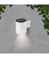 V-Tac 0.55W Solar vegglampe LED - Hvit, IP54