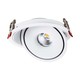 V-Tac 20W downlight, CCT - 3 lysfarger, Hull: Ø15 cm, Mål: Ø16,5 cm, 3i1, RA90, hvit kant, 230V