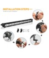 LEDlife 50W LED lysbar/ekstralys - Bil, lastebil, traktor, trailer, utrykningskjøretøyer, IP67 vanntett, 10-30V