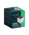 V-Tac 3W Solar vegglampe LED - Hvit, sensor, IP65