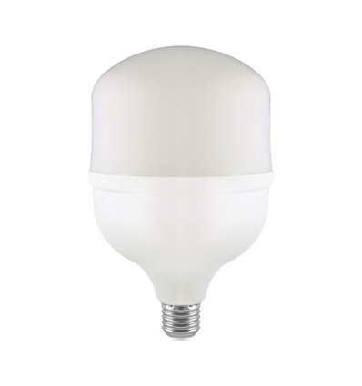 V-Tac 50W LED pære - T140, E27 med E40 ringadapter