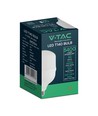 V-Tac 50W LED pære - T140, E27 med E40 ringadapter