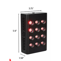 Lysterapi lamper Vitality PRO 60 Rødlysterapilampe - panel 10W, svart
