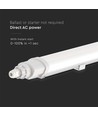 V-Tac vanntett 150cm 48W komplett LED armatur - Linkable, IP65, 230V