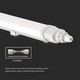 V-Tac vanntett 48W komplett LED armatur - 150 cm, IP65, 230V