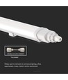 V-Tac vanntett 150cm 48W komplett LED armatur - Linkable, IP65, 230V