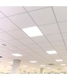 60x60 bakbelyst LED-panel, 25W - 180lm/w, hvit kant