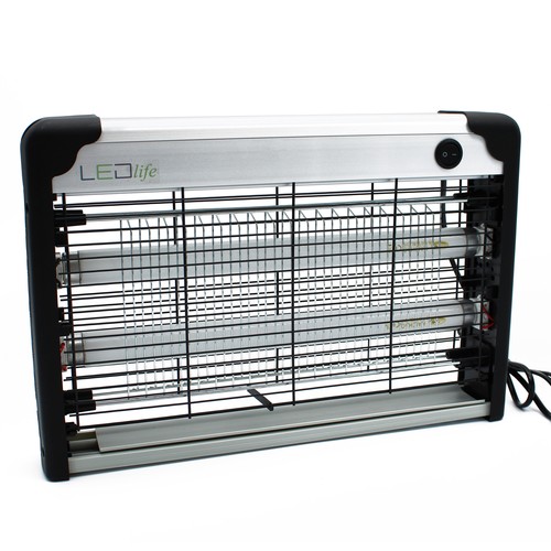 LEDlife insektlampe - 2x10W, innendørs/overbygd, UV-lys, dekker ca. 80m2
