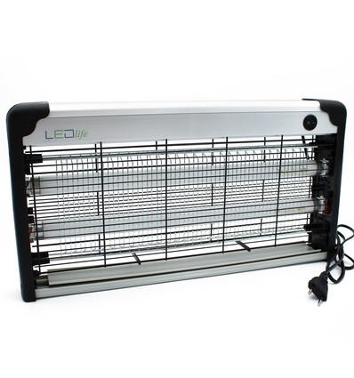 LEDlife insektlampe - 2x15W, innendørs/overbygd, UV-lys, dekker ca. 100m2
