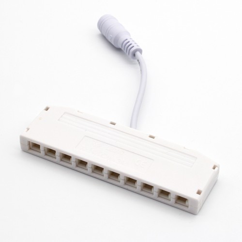 Dupont-fordeler DC til 10x Dupont - Hub med 10 utganger