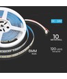 V-Tac 10W/m LED strip IC løpelys - 10m, løpelys, inkl kontroller, 120 LED pr. meter, 24V