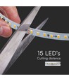 V-Tac 10W/m LED strip IC løpelys - 10m, løpelys, inkl kontroller, 120 LED pr. meter, 24V